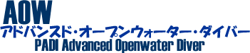padiアドバンスドダイバーコース